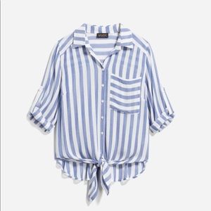 Thompkins Tie Front Top